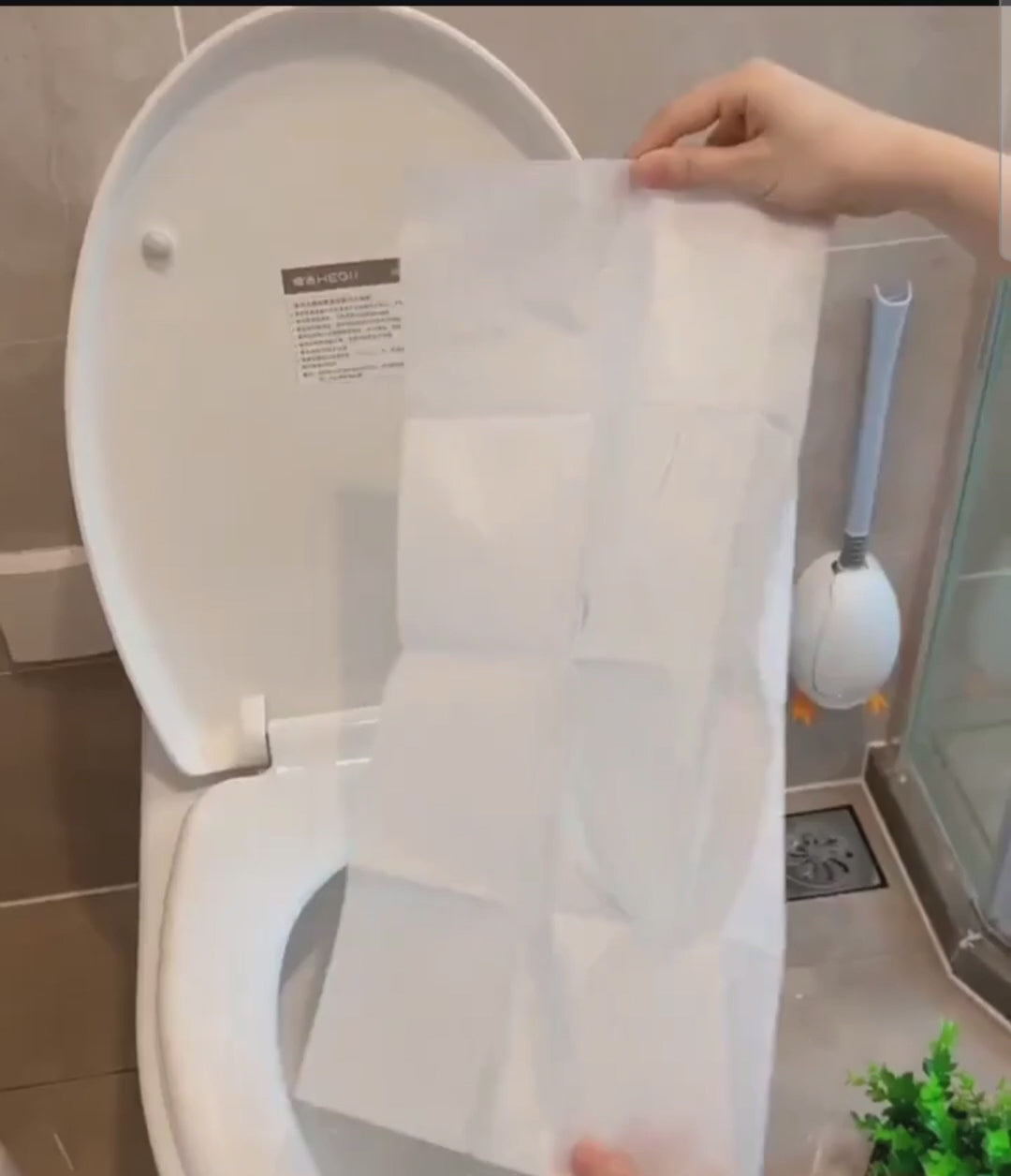 50er Einweg-Toilettenbezüge Spülbar