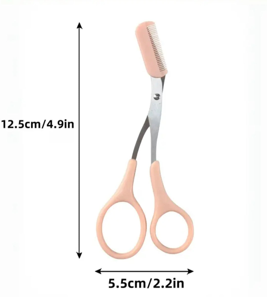 Augenbrauen Schere Edelstahl in 2 Farben