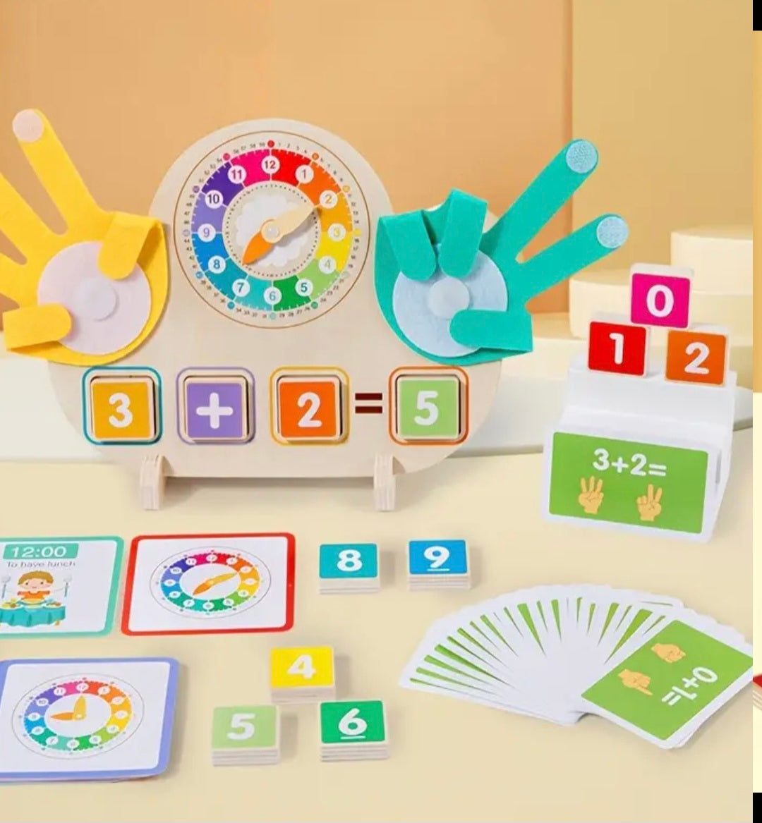3in1 Mathe, Uhr und Englisch Lernspiel