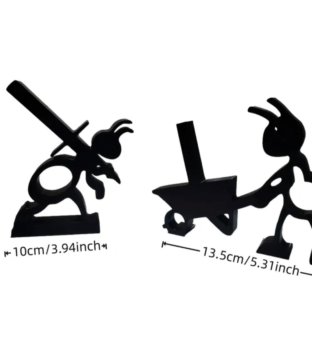 2er Set Ameisen Toilettenpapier Halter