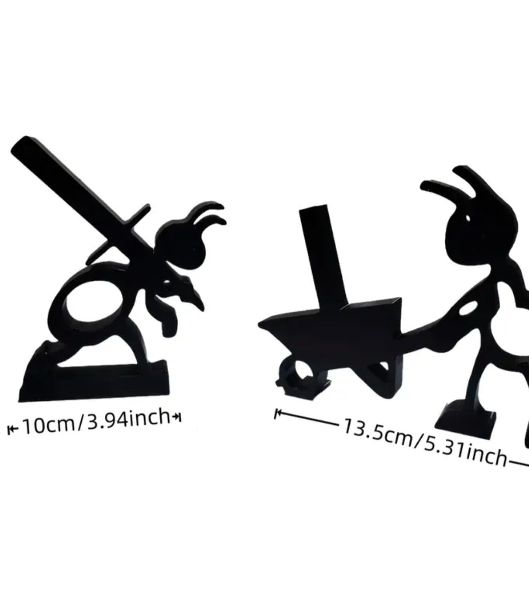 2er Set Ameisen Toilettenpapier Halter