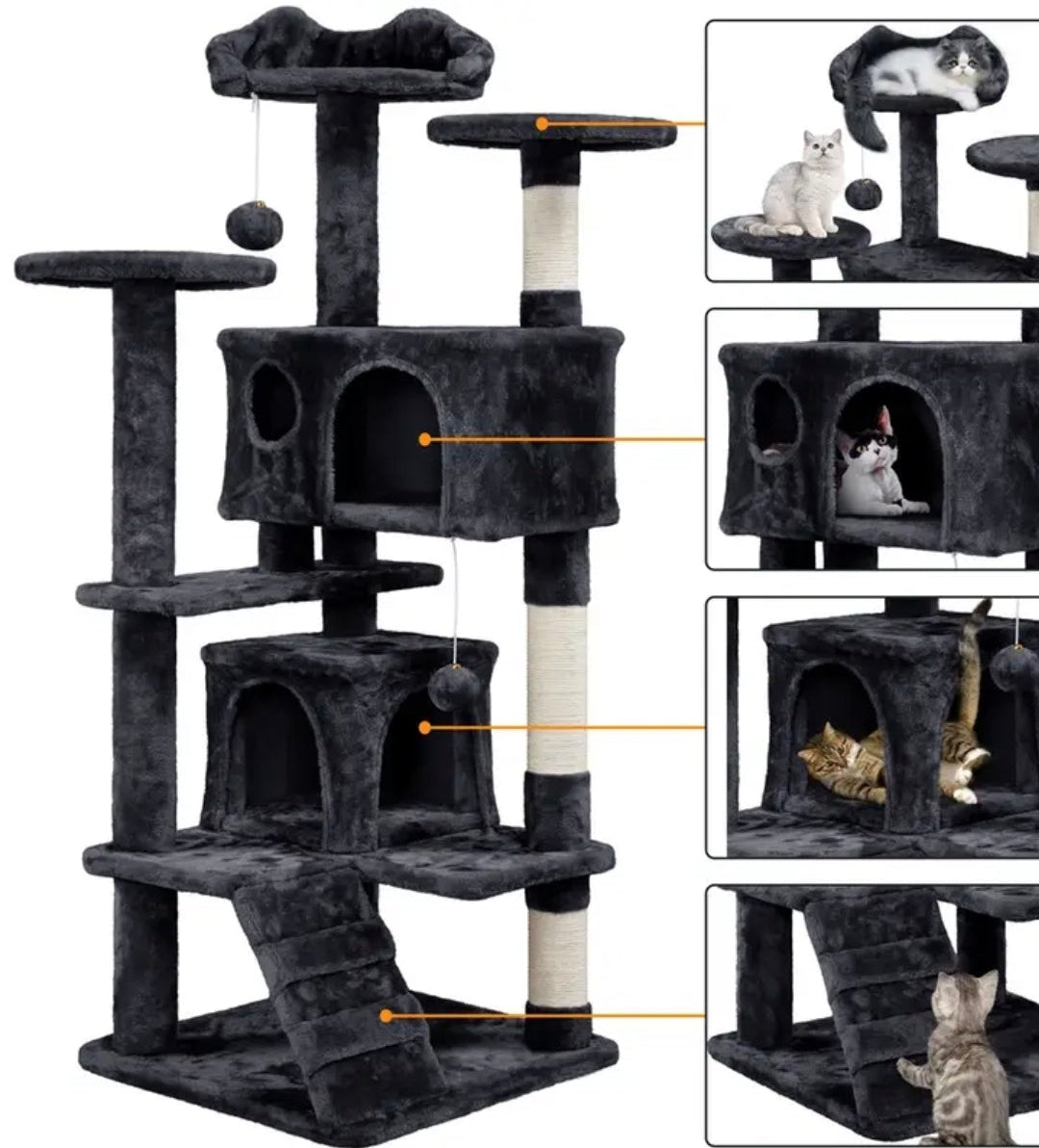 Katzenkratzbaum in 8 Farben