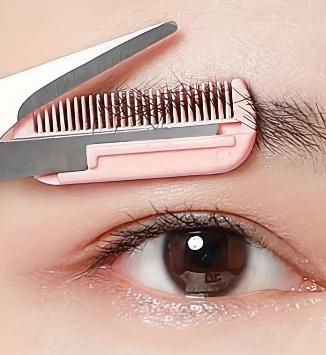 Augenbrauen Schere Edelstahl in 2 Farben