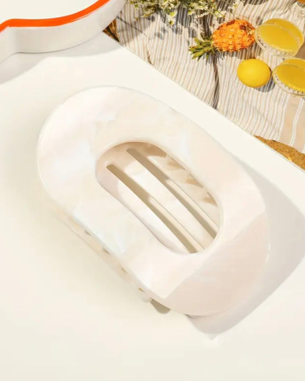 8 Stück Süßigkeitenfarbene Marmorierte Flache Hochwertige Premium-Klauenklammern