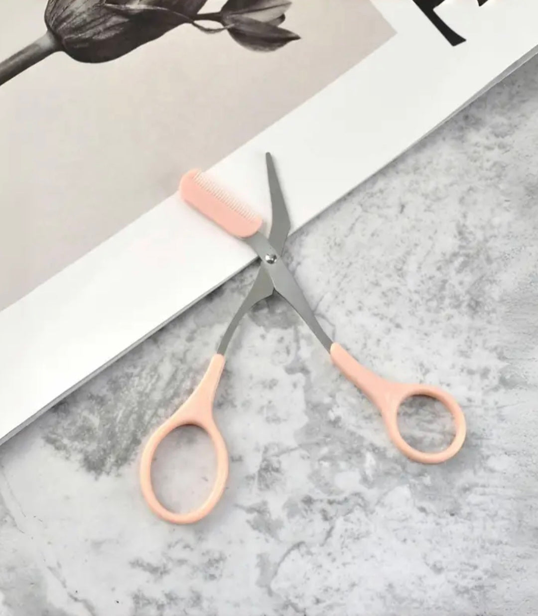 Augenbrauen Schere Edelstahl in 2 Farben