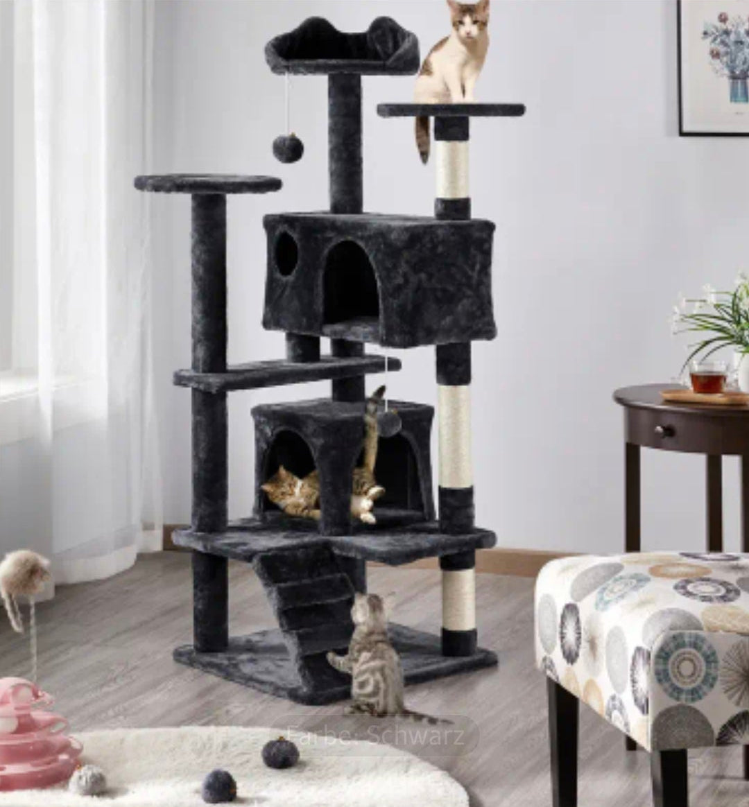 Katzenkratzbaum in 8 Farben